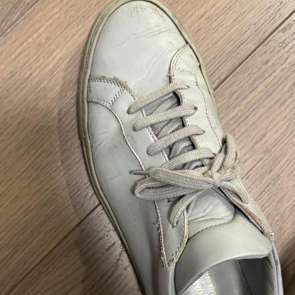 Common Projects Light Gray Achilles Sneakers - image 3
